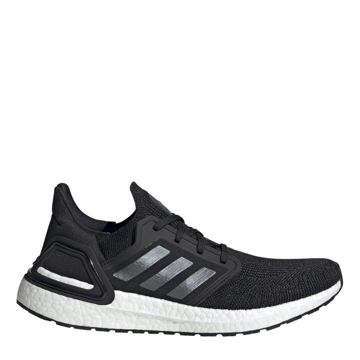 Adidas Boys Black Ultraboost 20 Mens Running Shoes Road in Size 3.5, Sports Direct