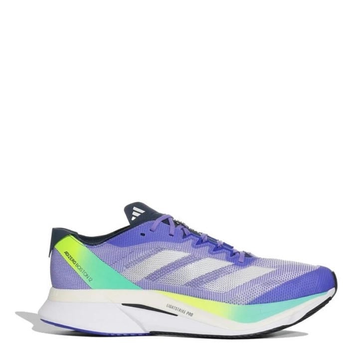 Adidas Men's Blue Adizero Boston 12 Road Running Shoes in Size 6.5, Sports Direct