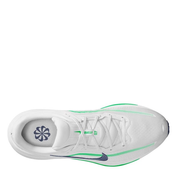 Wht/Navy/Green - Nike - Men's Quest 7 Road Running Shoes