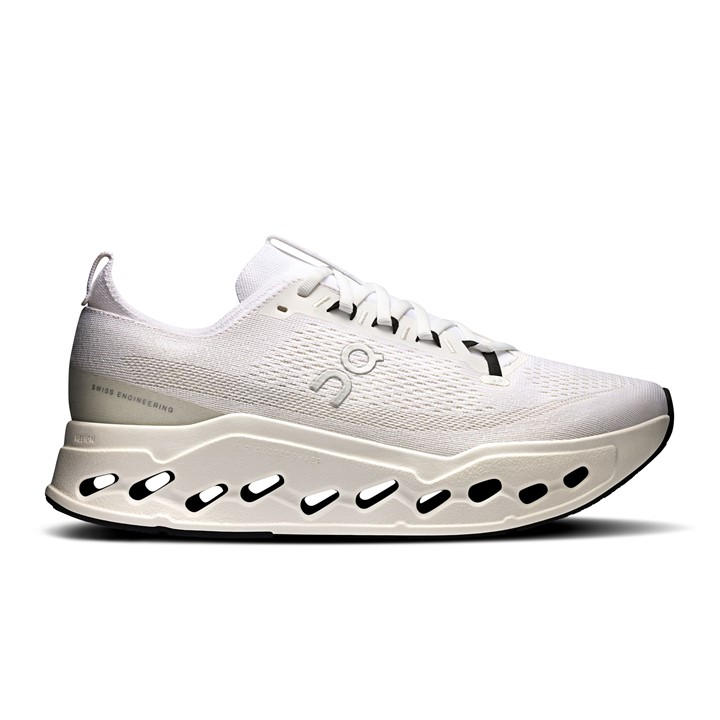 On Men's White Cloudsurfer Max Road Running Shoes in Size 9, Sports Direct