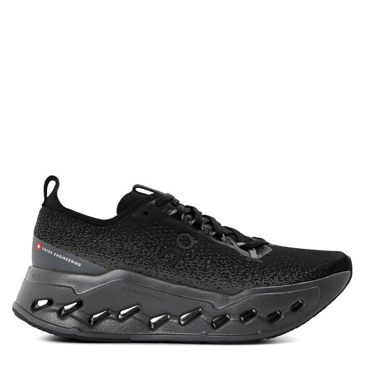 On Men's Black Cloudsurfer Max Road Running Shoes in Size 7, Sports Direct