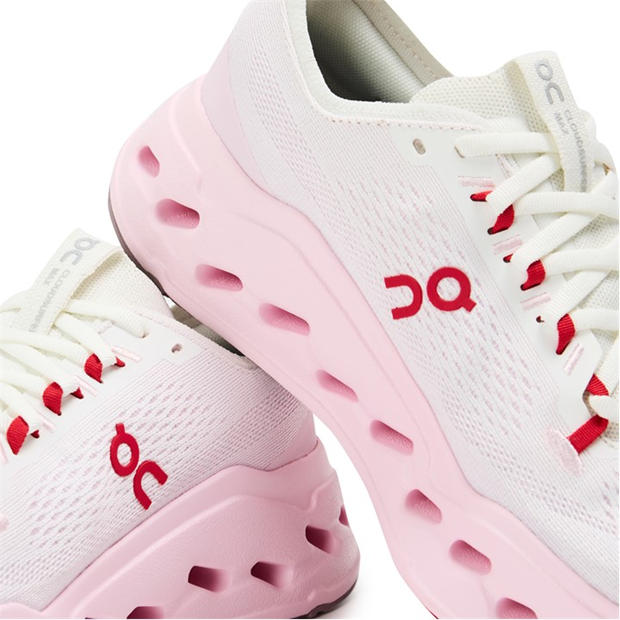 Ivory/Peony - On - Women's Cloudsurfer Max Road Running Shoes