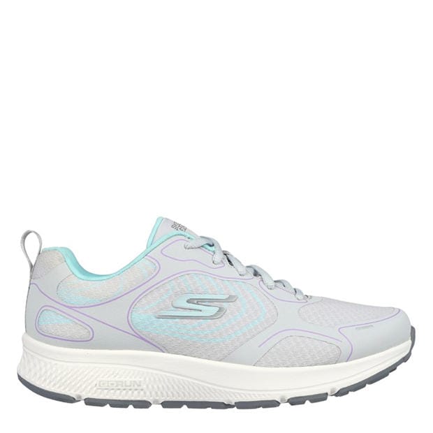 Grey/Blue - Skechers - Women's Everyday Neutral Road Running Shoes