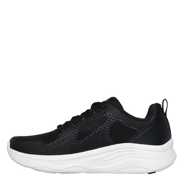 Black/White - Skechers - Women's Everyday Running Shoes