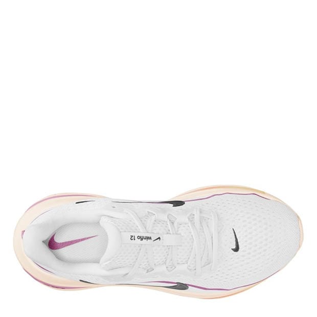 White/Tangerine - Nike - Womens Nike Winflio 12 Everyday Running Shoes