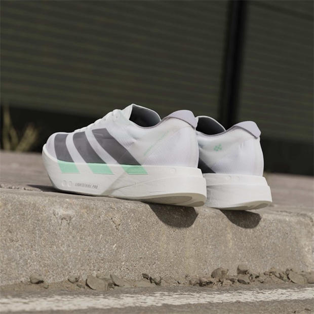 White/Mint - adidas - Women's Adios Pro 4 Road Running Shoes
