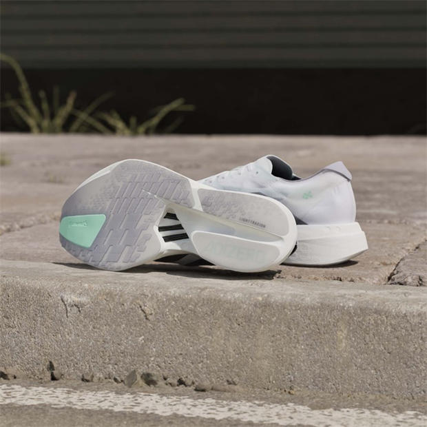 White/Mint - adidas - Women's Adios Pro 4 Road Running Shoes
