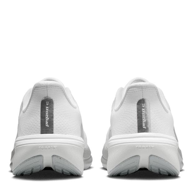 White/Wolf Grey - Nike - Nike Pegasus 42 Womens Everyday Running Shoes