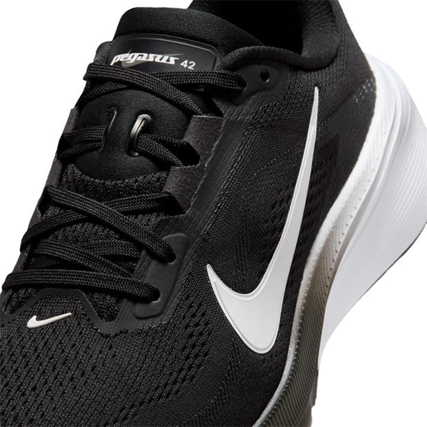 Black/Iron Grey - Nike - Nike Pegasus 42 Womens Everyday Running Shoes