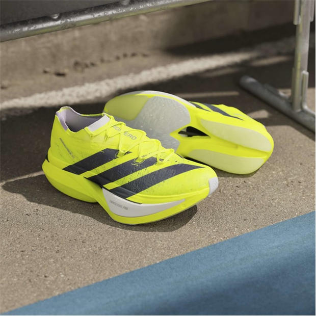 Solar Yellow - adidas - Unisex Prime X3 Strung Road Running Shoes
