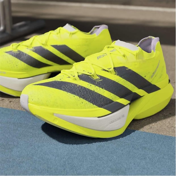 Solar Yellow - adidas - Unisex Prime X3 Strung Road Running Shoes