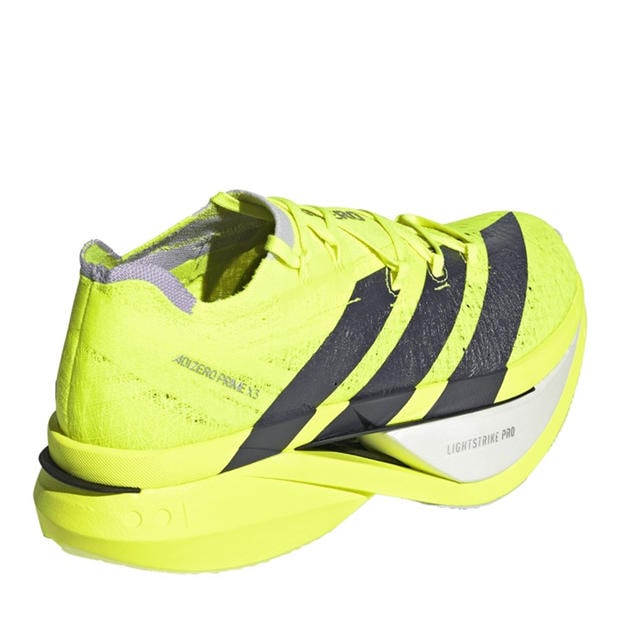 Solar Yellow - adidas - Unisex Prime X3 Strung Road Running Shoes