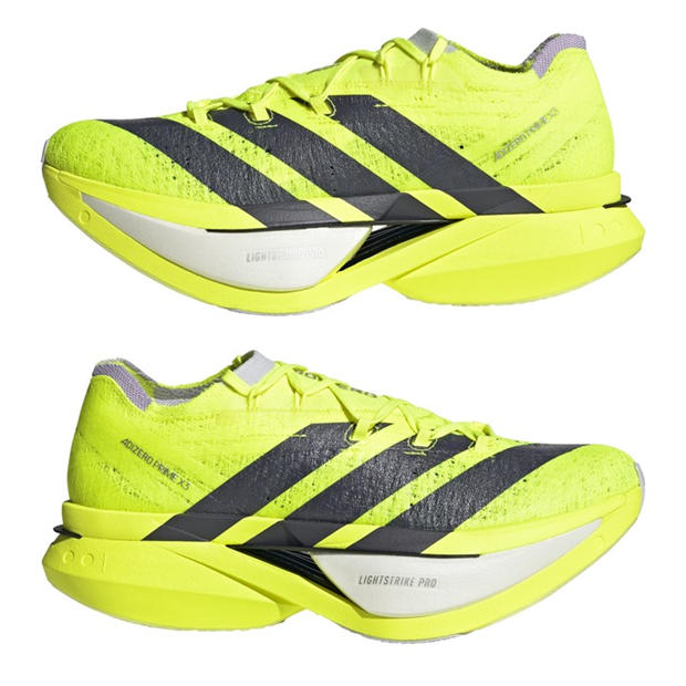 Solar Yellow - adidas - Unisex Prime X3 Strung Road Running Shoes