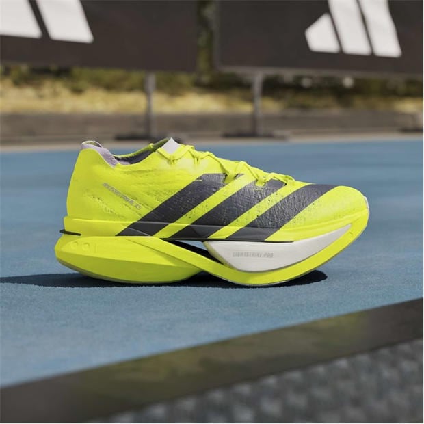 Solar Yellow - adidas - Unisex Prime X3 Strung Road Running Shoes