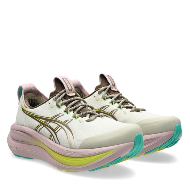 Dust/Clay - Asics - Gel-Nimbus 28 Tr Road Running Shoes Womens