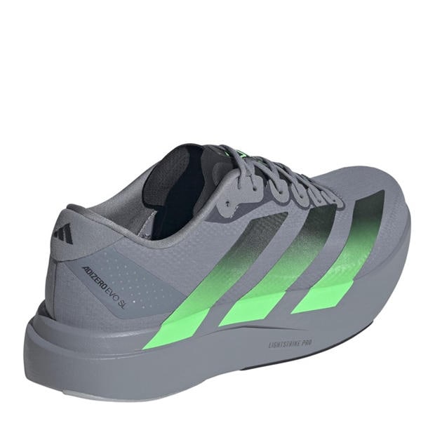 Grey/Green - adidas - Adizero EVO SL Shoes Mens