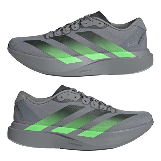 Grey/Green - adidas - Adizero EVO SL Shoes Mens