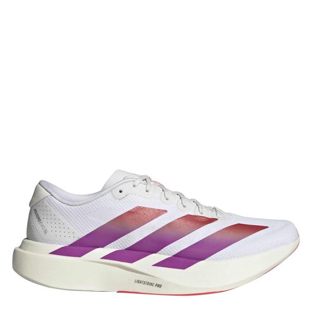 White/Lucid Red - adidas - Adizero EVO SL Shoes Mens