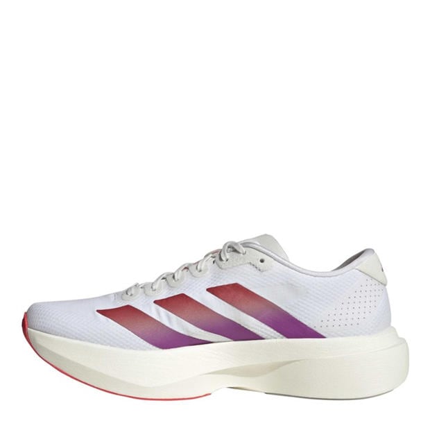 White/Lucid Red - adidas - Adizero EVO SL Shoes Mens