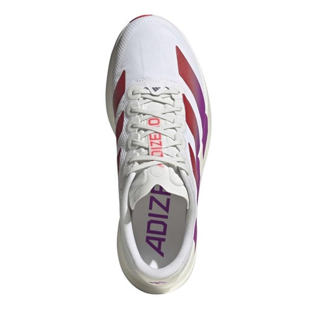White/Lucid Red - adidas - Adizero EVO SL Shoes Mens
