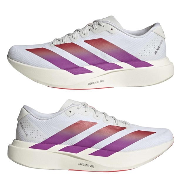 White/Lucid Red - adidas - Adizero EVO SL Shoes Mens