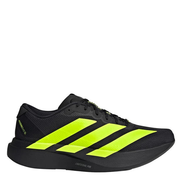 Black/Yellow - adidas - Adizero EVO SL Shoes Mens