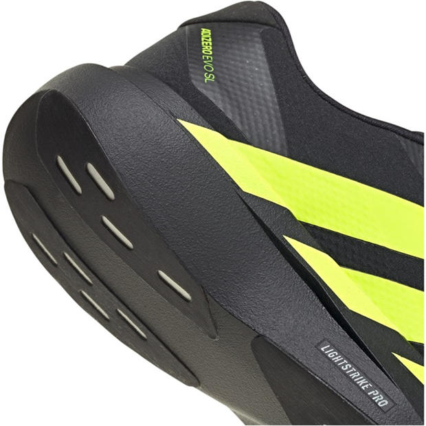 Black/Yellow - adidas - Adizero EVO SL Shoes Mens