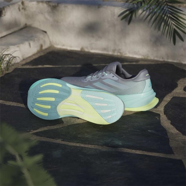 Grey/Aqua - adidas - Supernova Rise 2 Womens Running Shoes