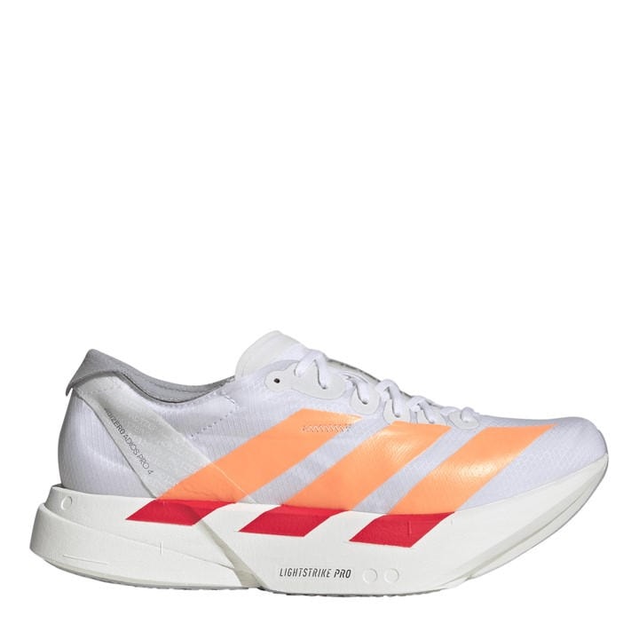 Adidas Women's White Adizero Adios Pro 4 in Size 5, Sports Direct