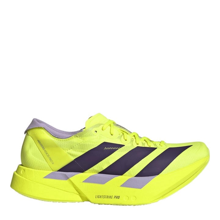 Adidas Women's Yellow Adizero Adios Pro 4 in Size 6, Sports Direct
