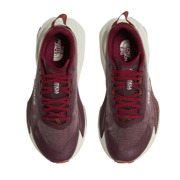 Burgundy/White - The North Face - Womens Altamesa 500 V2 Trail Running Shoes