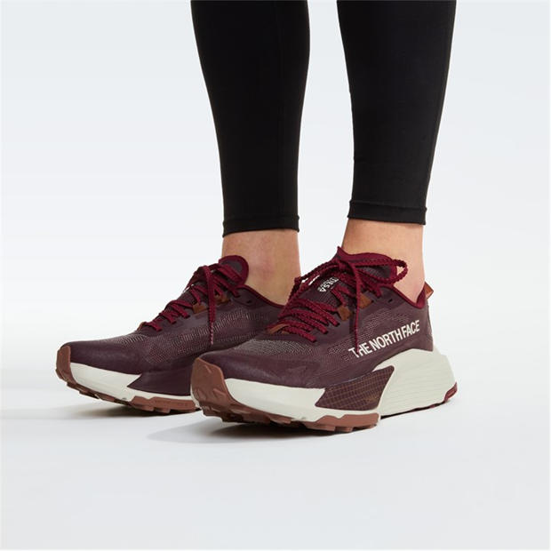 Burgundy/White - The North Face - Womens Altamesa 500 V2 Trail Running Shoes