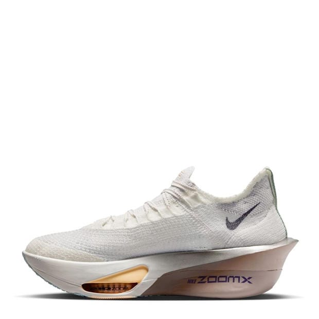 Platinum/Purple - Nike - ZoomX Alphafly 3 Mens Running Shoes