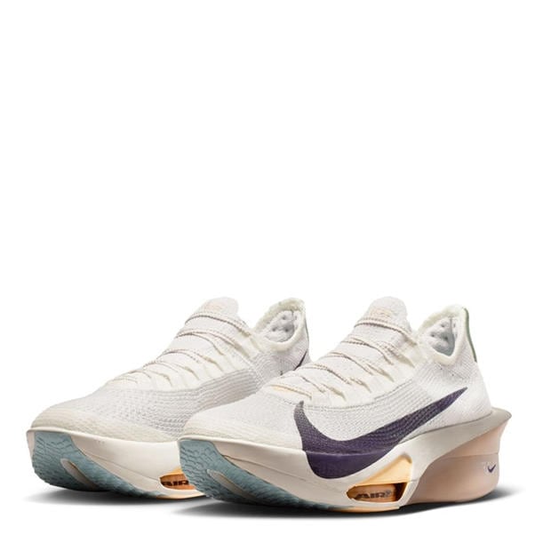 Platinum/Purple - Nike - ZoomX Alphafly 3 Mens Running Shoes