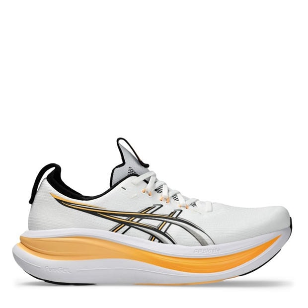 White/Orange - Asics - GEL-Nimbus 28 Mens Running Shoes