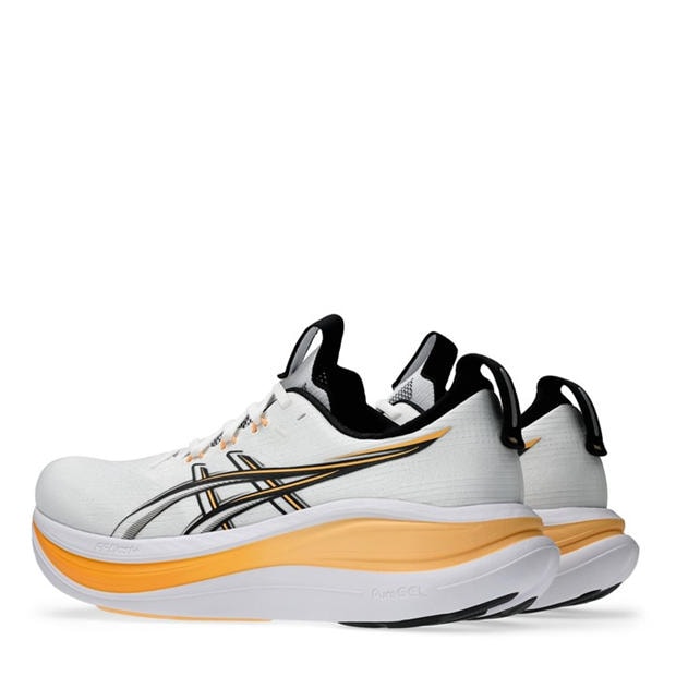 White/Orange - Asics - GEL-Nimbus 28 Mens Running Shoes