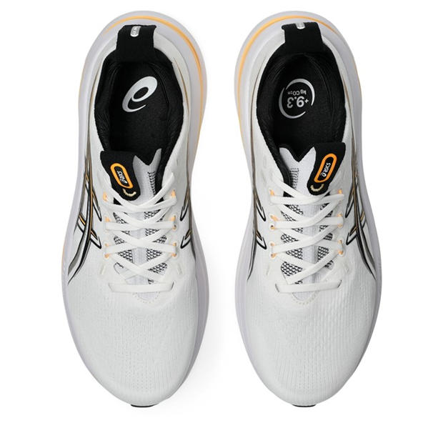 White/Orange - Asics - GEL-Nimbus 28 Mens Running Shoes