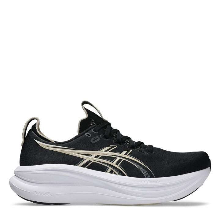 Asics Men's Black Gel-Nimbus 28 Running Shoes in Size 8.5, Sports Direct