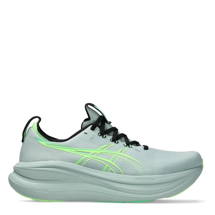 Asics Men's Green Gel-Nimbus 28 Running Shoes in Size 9.5, Sports Direct