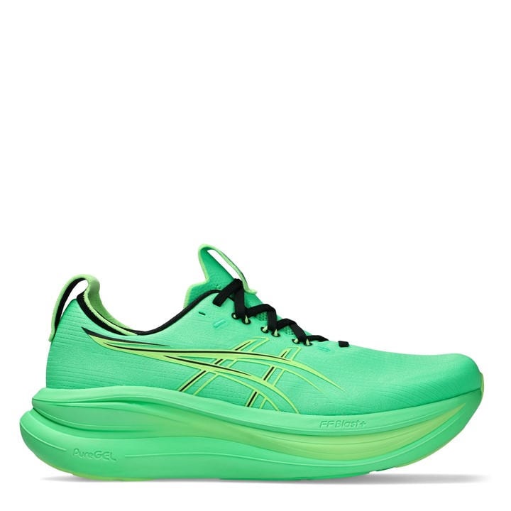 Asics Men's Green Gel-Nimbus 28 Running Shoes in Size 8, Sports Direct