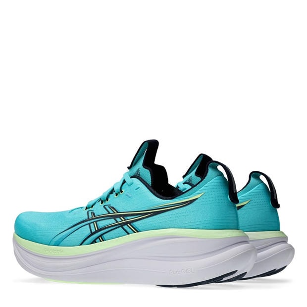 Aqua/Midnight - Asics - Gel-Nimbus 28 Mens Running Shoes