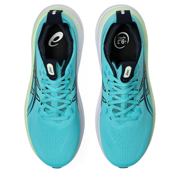 Aqua/Midnight - Asics - Gel-Nimbus 28 Mens Running Shoes