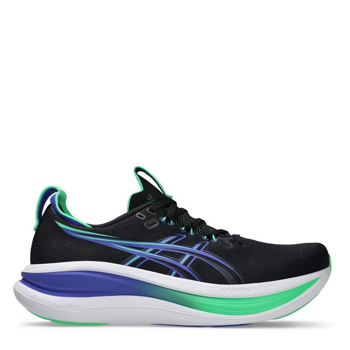 Asics Men's Black Gel-Nimbus 28 Running Shoes in Size 8.5, Sports Direct