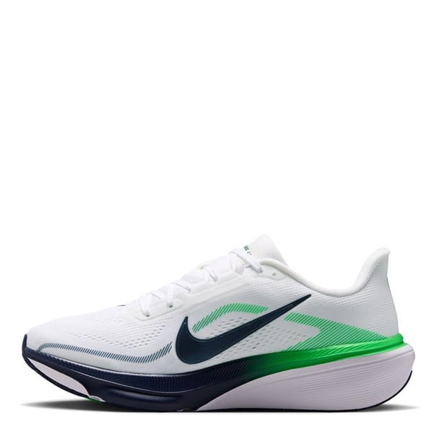 White/Navy/Grn - Nike - Men's Pegasus 42 Running Shoes