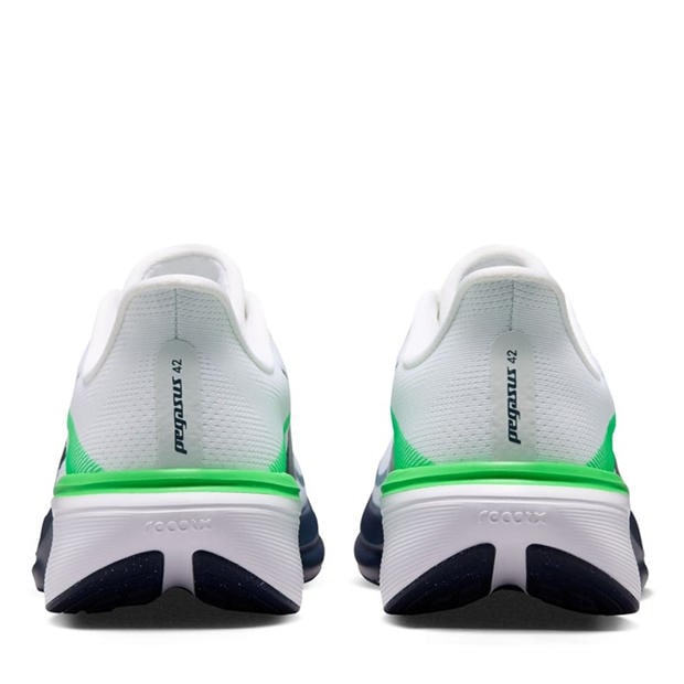 White/Navy/Grn - Nike - Men's Pegasus 42 Running Shoes