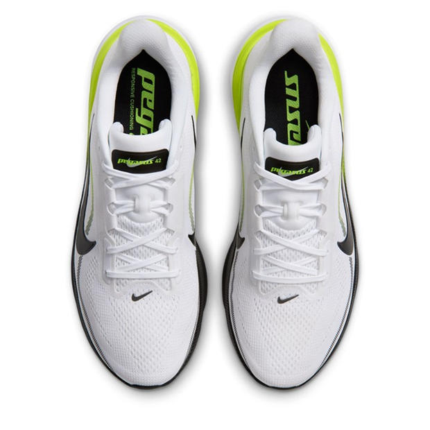 White/Lemon - Nike - Men's Pegasus 42 Running Shoes