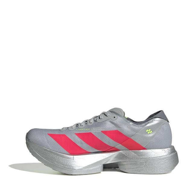 Silver/Red/Grey - adidas - Adizero Adios Pro 4 Road Running Shoes Mens