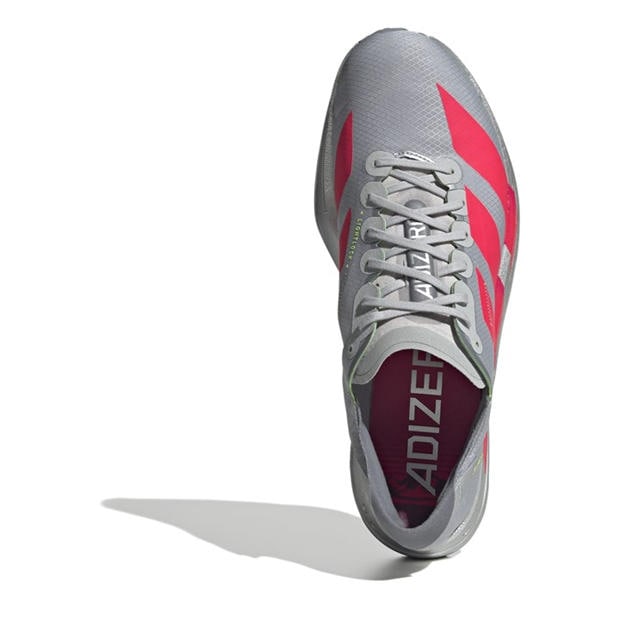 Silver/Red/Grey - adidas - Adizero Adios Pro 4 Road Running Shoes Mens