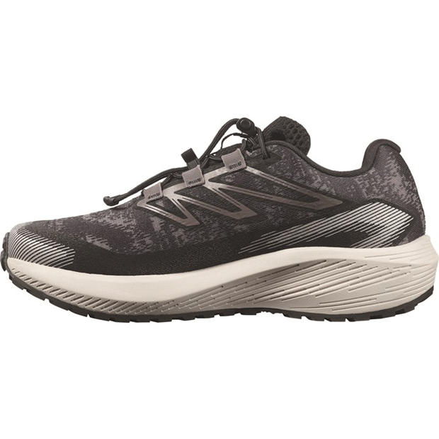 Dark Grey/Black - Salomon - Aero Flow Gravel Trail Running Shoes Womens