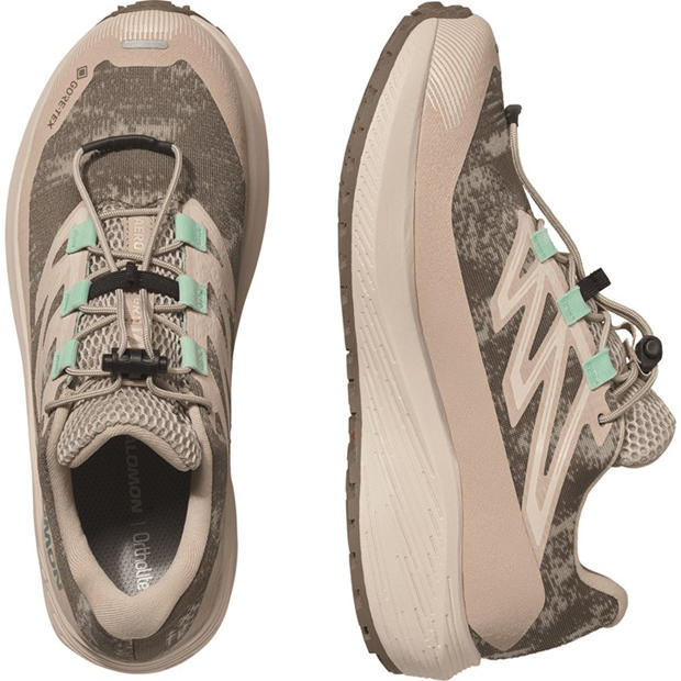 Tan/Tapioca - Salomon - Aero Flow Gravel Trail Running Shoes Womens